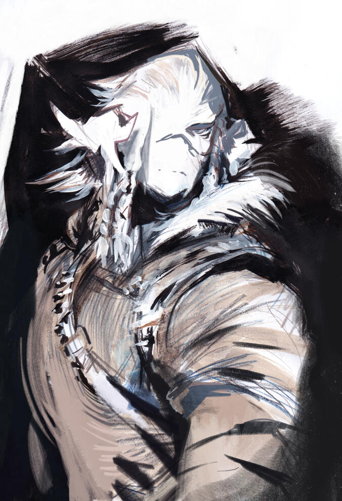 handmade ink, prisma colored pencils, digital finish