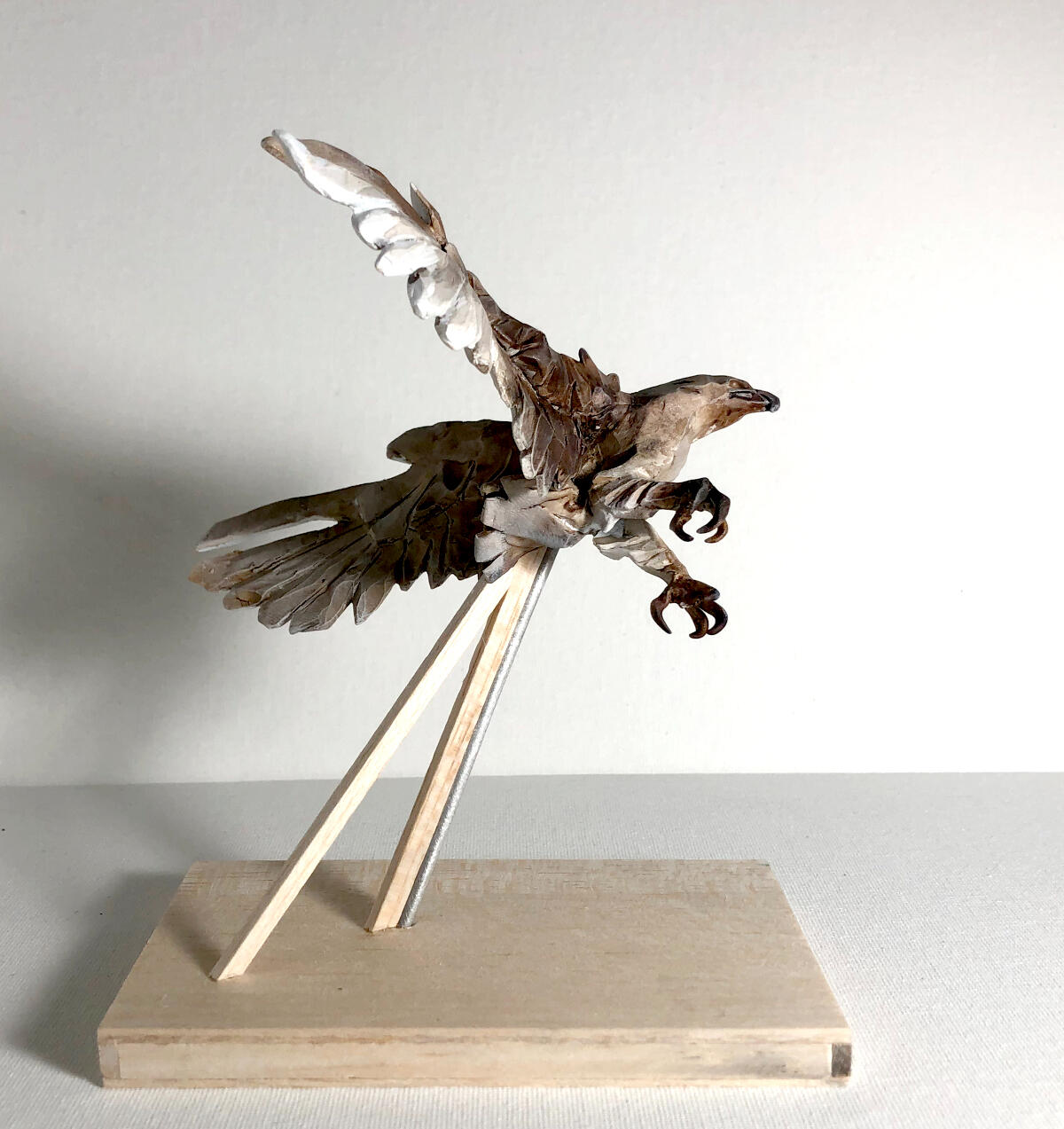 *polymer clay, balsa base, acrylic paints*